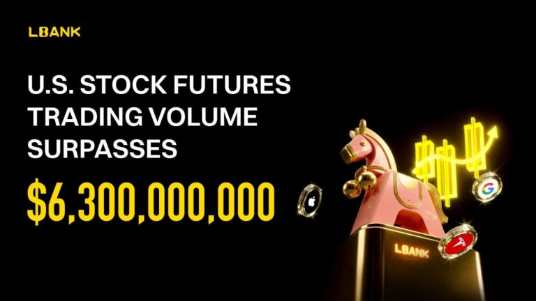 LBank U.S. Stock Futures Trading Volume Surpasses $6.3B, Accelerating On-Chain Access to Global Equities