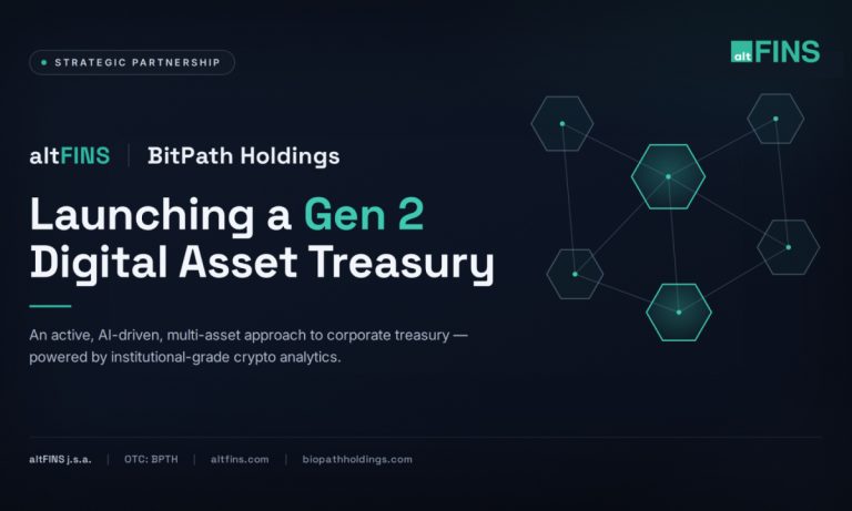altFINS Partners with BitPath Holdings to Launch Gen 2 Digital Asset Treasury Strategy Powered by AI Analytics
