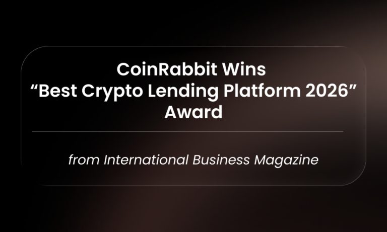 CoinRabbit Wins “Best Crypto Lending Platform 2026” Award from International Business Magazine CoinRabbit Wins “Best Crypto Lending Platform 2026” Award from International Business Magazine