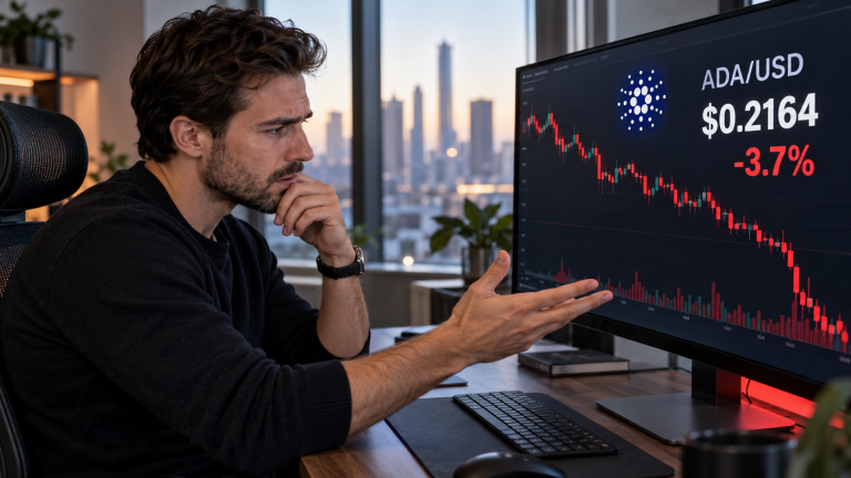 Cardano risks further losses as ADA drops below the $0.220 support Cardano risks further losses as ADA drops below the $0.220 support